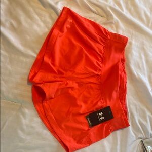 Under Armour Women's Red Athletic Shorts